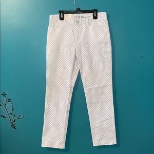 Khaki designed capris